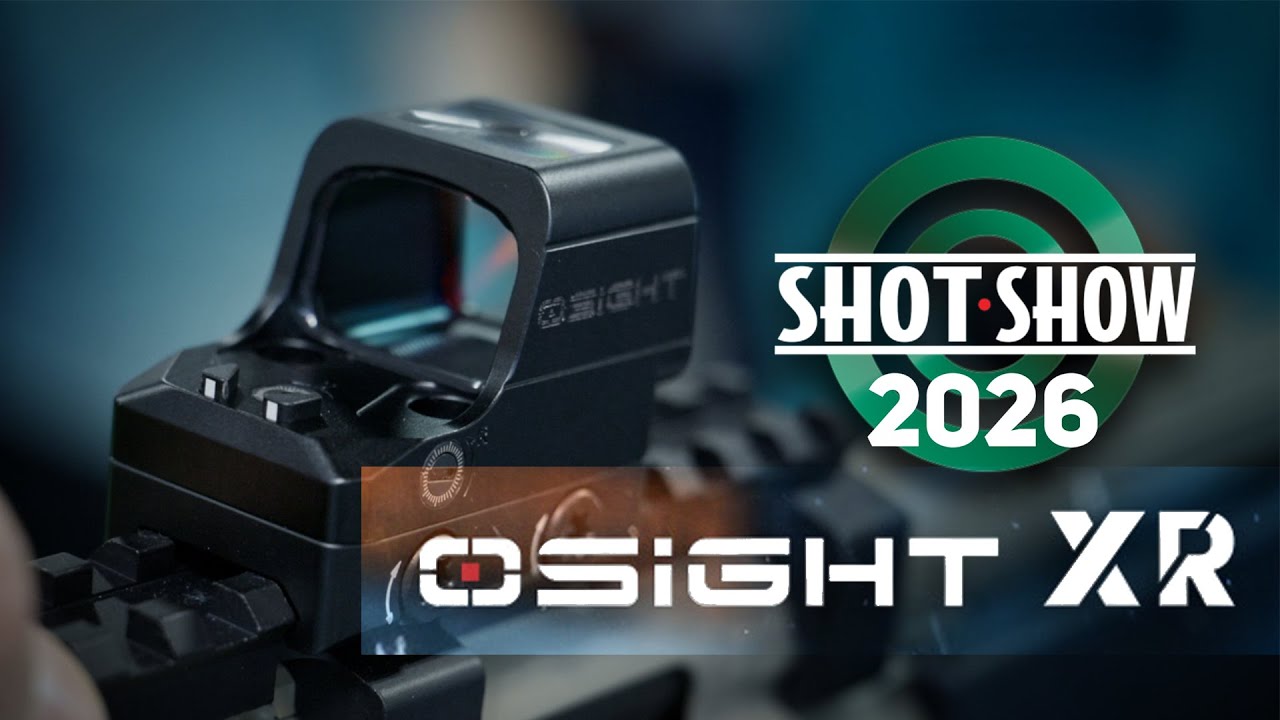 Перезаряжаемый коллиматорный прицел OSIGHT XR — неразрушимый?! Выставка SHOT Show 2026