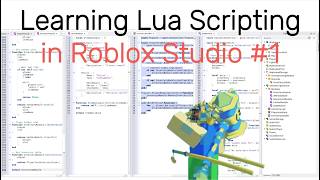 Learning Lua Scripting in Roblox Studio #1