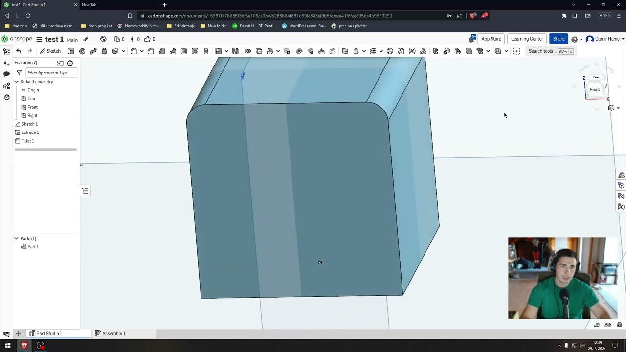 FILLET I CHAMFER ONSHAPE YouTube
