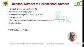 NUMBER SYSTEM CONVERSION | COA | SNS INSTITUTIONS
