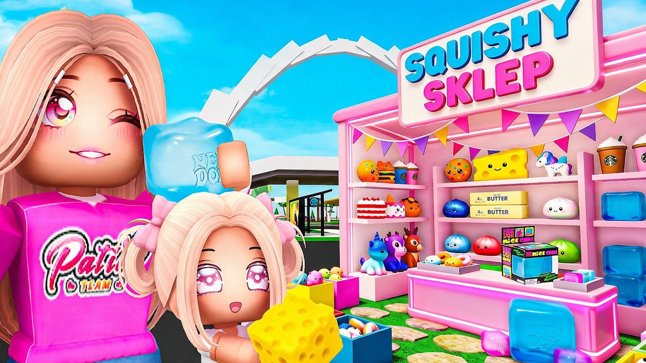 ZAŁOŻYŁAM SKLEP SQUISHY z MAŁĄ AMI na BROOKHAVEN w ROBLOX! 😍