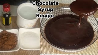 Best Chocolate Syrup Recipe | How To Make Chocolate Syrup At Home | Chocolate Sauce | Cocoa Powder