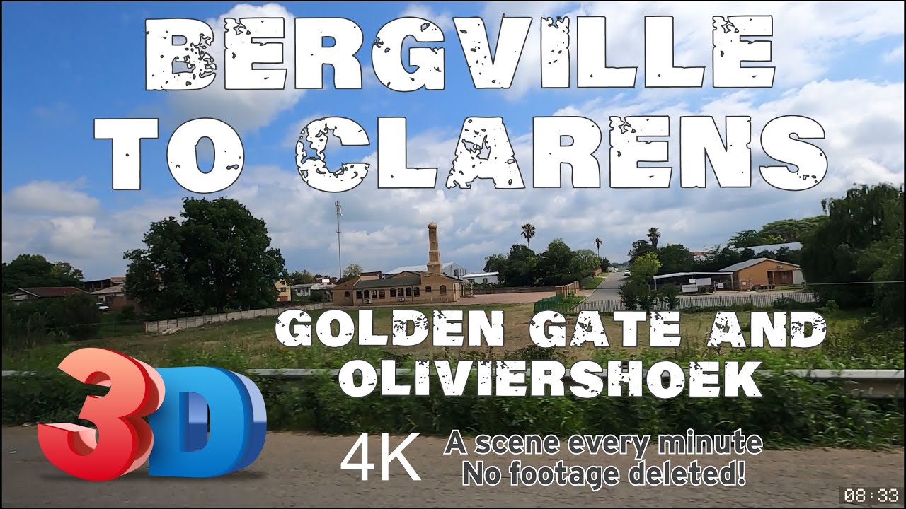 Driver's views : Bergville to Clarens via R74 Oliviershoek Pass and ...