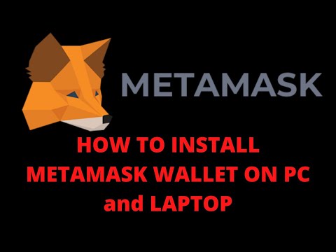 HOW TO INSTALL METAMASK WALLET ON PC and LAPTOP