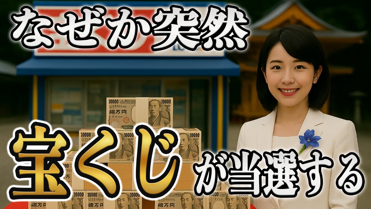 10秒以内に再生すると、なぜか宝くじに当選する人が続出しています。【参拝】【金運上昇祈願】