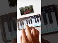 PUSHPA BGM Mobile Piano Tutorial #shorts #pushpa