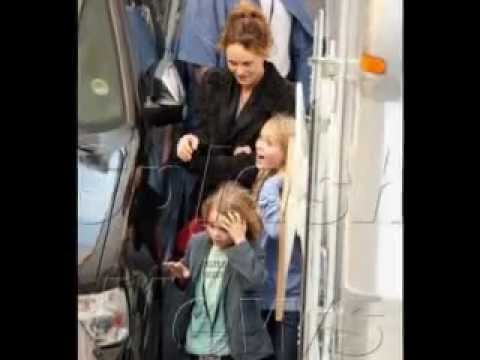 V.Paradis With Her Children In L.A. 01.30.10