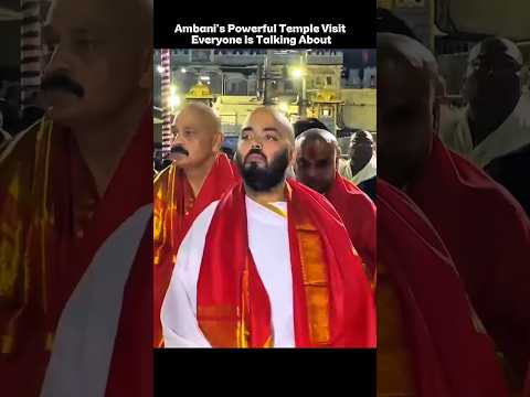 Ambani's Powerful Temple Visit Everyone Is Talking About 😊💗 #ambanifamily #temple #shorts
