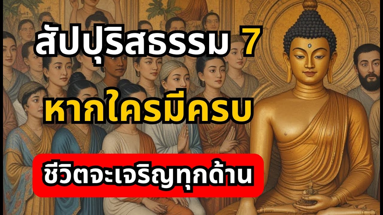สัปปุริสธรรม 7 หากใครมีครบ ชีวิตจะเจริญทุกด้าน