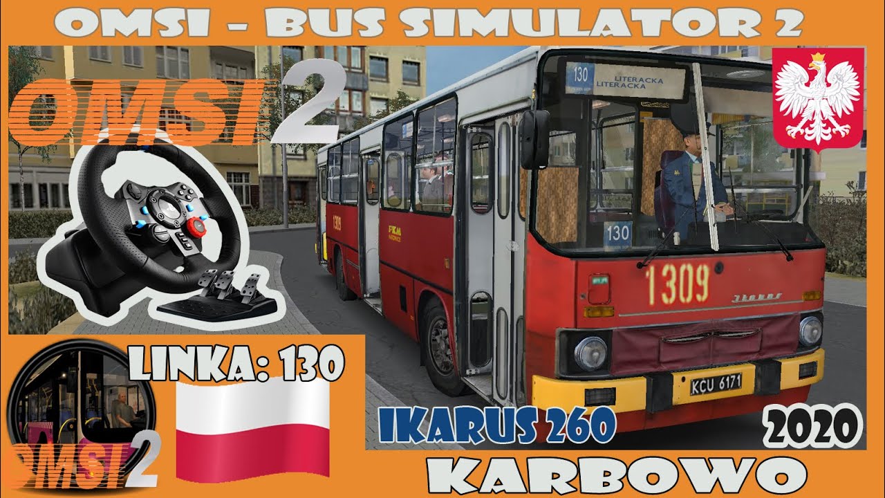 OMSI 2 (2020) - KARBOWO: 130 - (IKARUS 260.04) Logitech G29