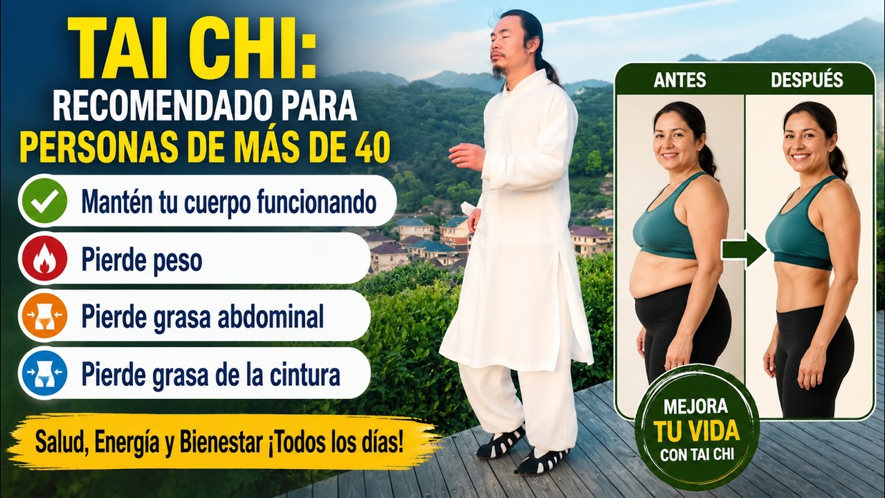 Tai Chi para Bajar de Peso | Perder Grasa Abdominal | Reducir la Grasa de la Cintura