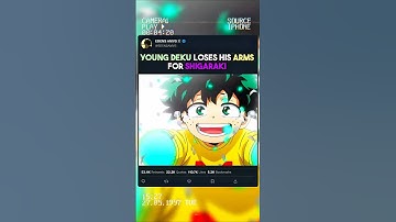 LE JEUNE DEKU PERD SES BRAS POUR SHIGARAKI | #myheroacademia #edit #amv #mha #anime #mangaedit