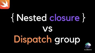 Nested closure vs Dispatch group swift iOS Hindi tutorial