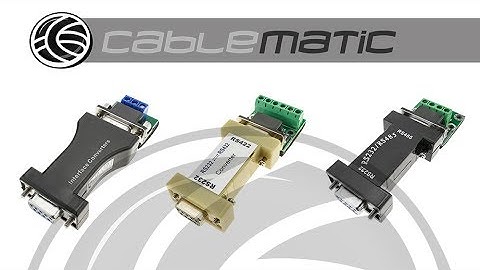 Adaptador serie de RS232 - distribuido por CABLEMATIC ®