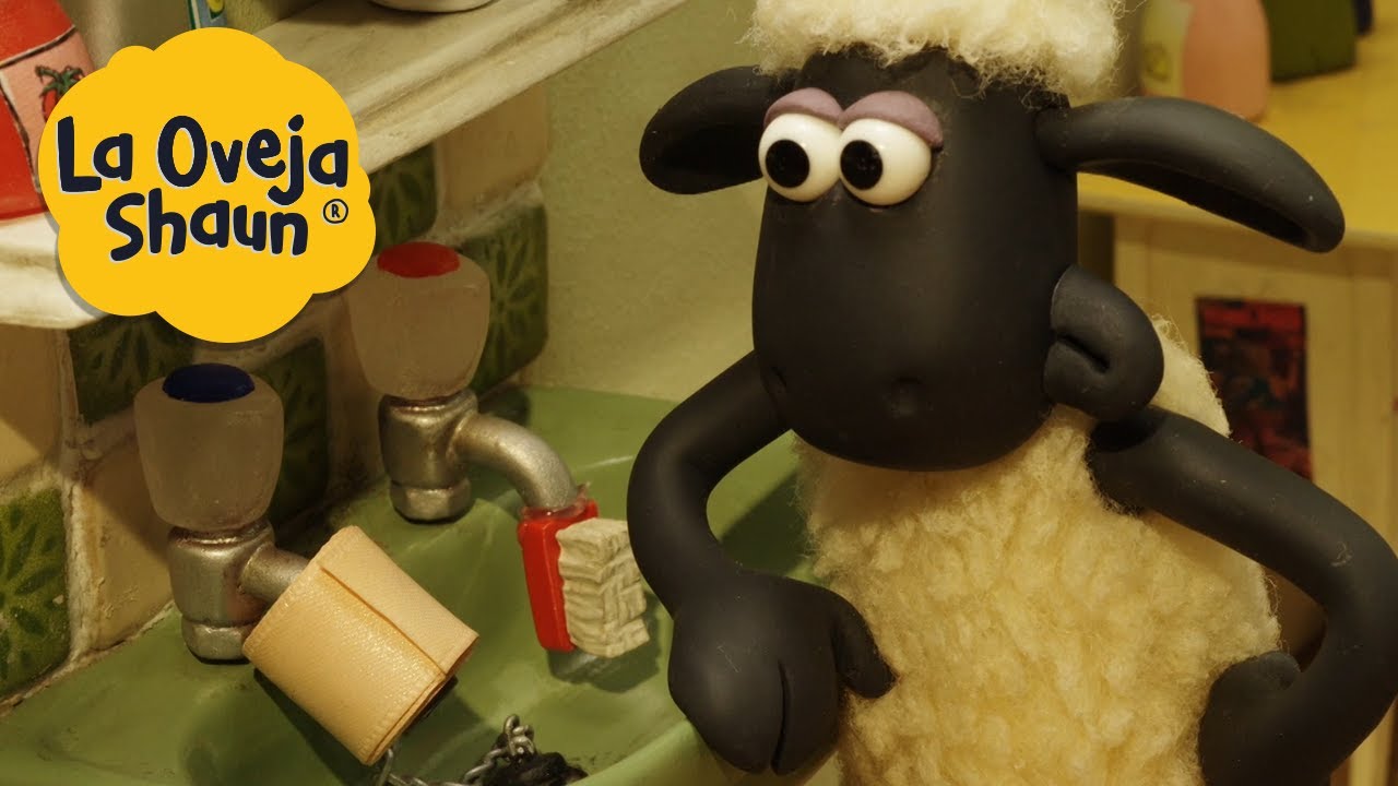 La Oveja Shaun 🐑 Shaun el fontanero 🐑 Dibujos animados para niños