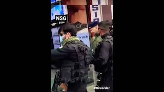 NSG commando on road duty 🤬😈👿#commando # back cat
