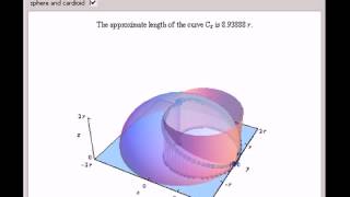 Length of the Intersection of a Sphere and a Cylinder over a Cardioid