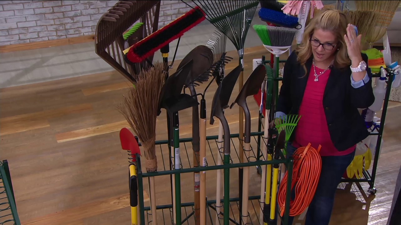 Pop It Folding Garden Tool Storage Rack on QVC YouTube