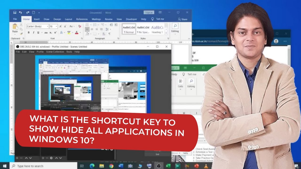 How To Open Projector In Windows With A Shortcut Key?