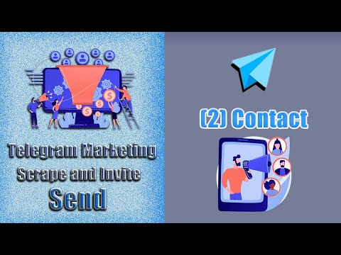 Telegram Marketing Scraper and Invite |Group|Channel|Users|Bulk Sender-02 Contact #telegrambot