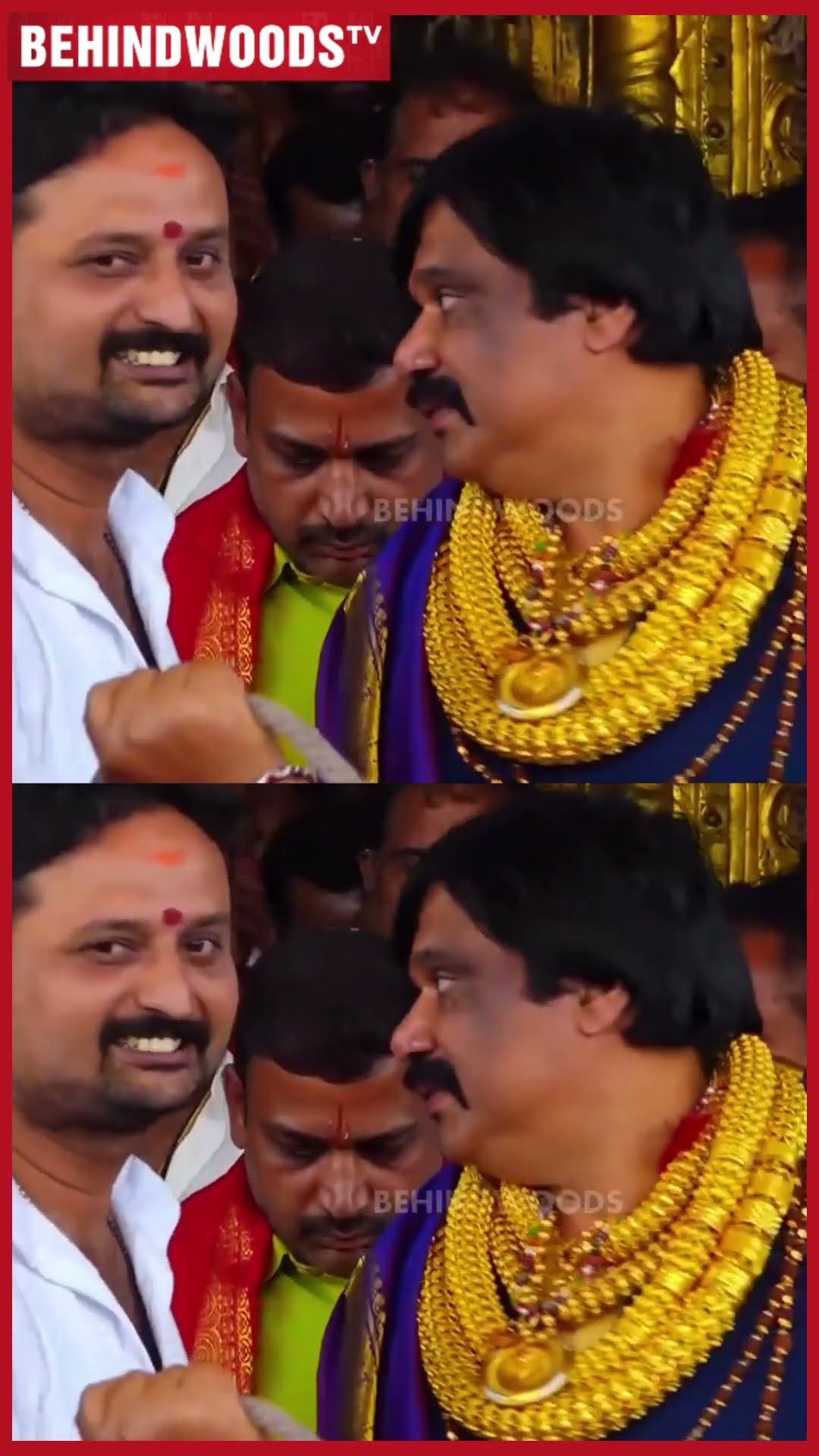 இதெல்லாம் ஏழுமலையான் தந்தது?? உடம்பு முழுக்க தங்கம், வைரம் ? திருப்பதியை அலறவிட்ட பக்தர்