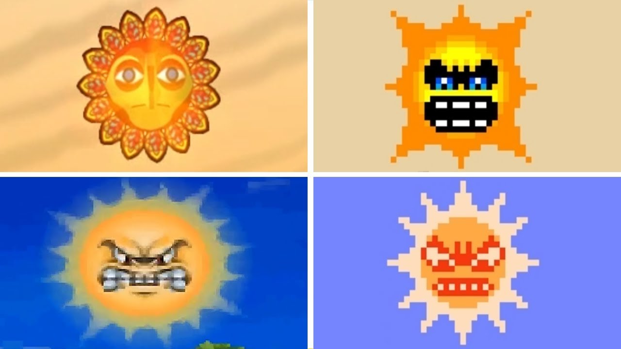Evolution of - Angry Sun in Mario Games - YouTube