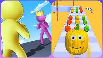 Juice Run 3d Vs Giant Rush 3d🟥🟡🔷🔷🟡🟥New Levels Big New Update Max Walkthrough Android iOS Gameplay