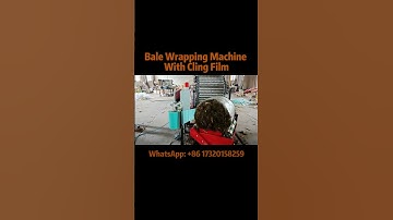 Efficient Baling and Wrapping Machine: A New Generation of Agricultural Encapsulation Technology! 🌾🚜