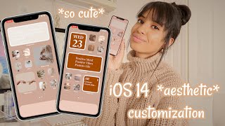 how to customize iOS 14 home screen *aesthetic & step by step customization* screenshot 2