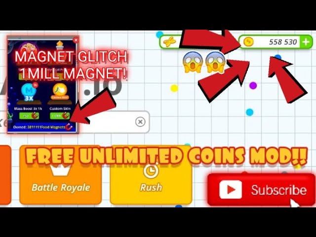 AGAR.IO MOBILE PRIVATE SERVER 2021 - MACRO FOR ALL - GLITCH COINS