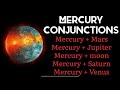 What is mercury  conjunction of mercury with all planets   blessings and curses  deep insight