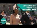 Serena Williams arrives at Royal Wedding 2018 of Prince Harry and Meghan Markle