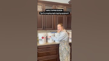 Maple Tapping 101: Tips for prepping equipment! #maplesyrup #mapletapping #homestead #tipsandtricks