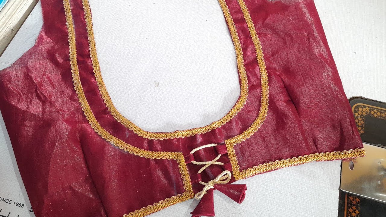 Very Easy And Beautiful Patchwork Blouse Design |Cutting And Stitching ...