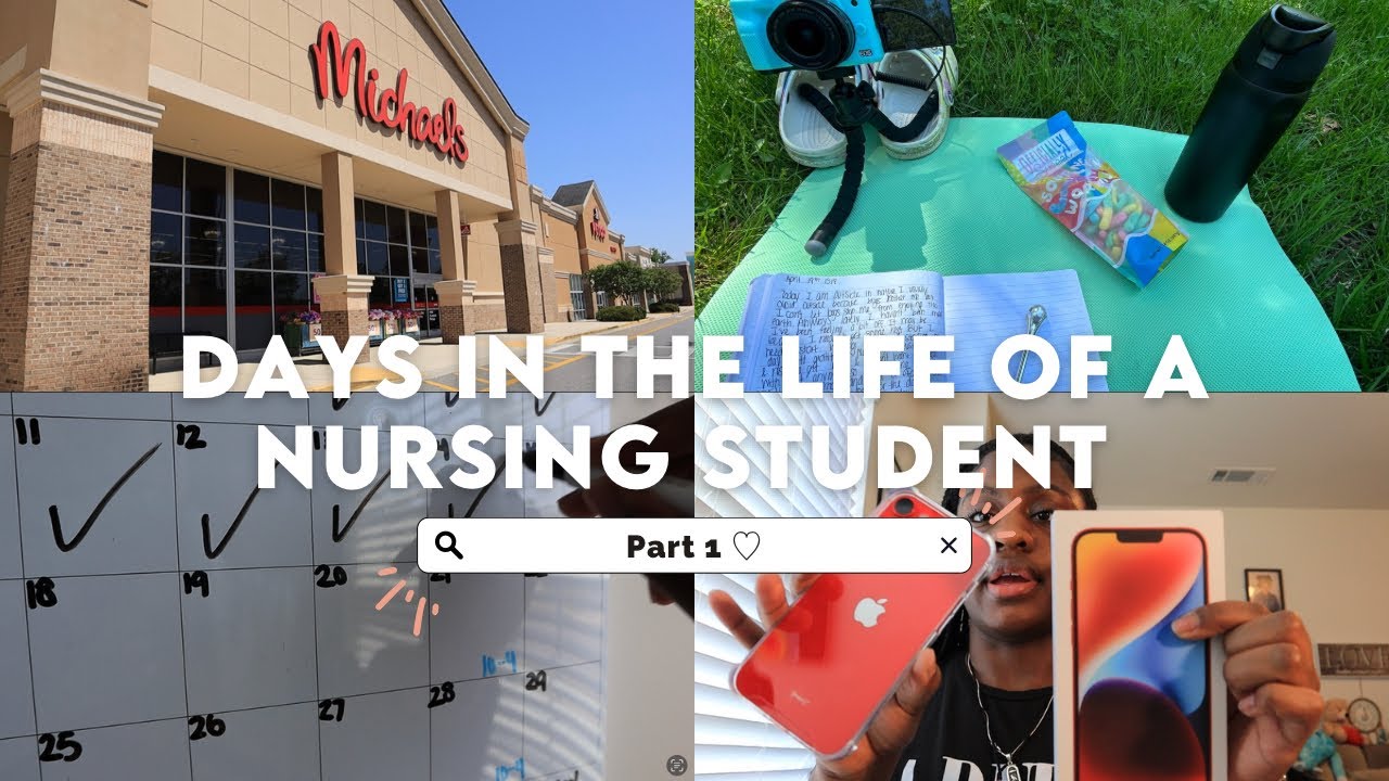 Days in the life of a nursing student part 1 | meditation, buying a new ...