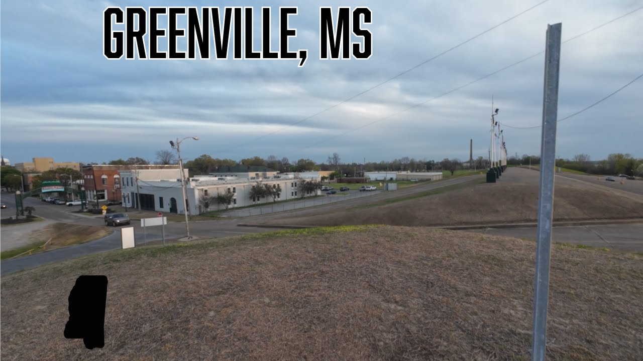 Greenville, Mississippi I Mississippi Delta I The Mighty Mississippi River I 4K
