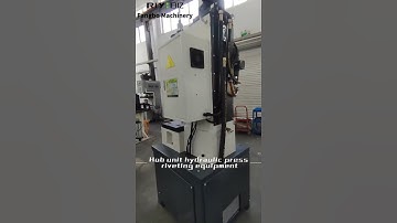 Hub unit hydraulic press riveting equipment, riveting machine customization, Fangbo machinery.