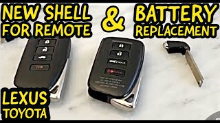 Lexus Toyota Keyfob NEW Shell - removal and Replacement and Battery  CR2032 by NKP Garage 912 views 8 months ago 5 minutes, 20 seconds