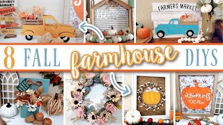8 Gorgeous FALL DIYS | Farmhouse Fall Crafts To Make In 2021 | Moore Decal and Decor