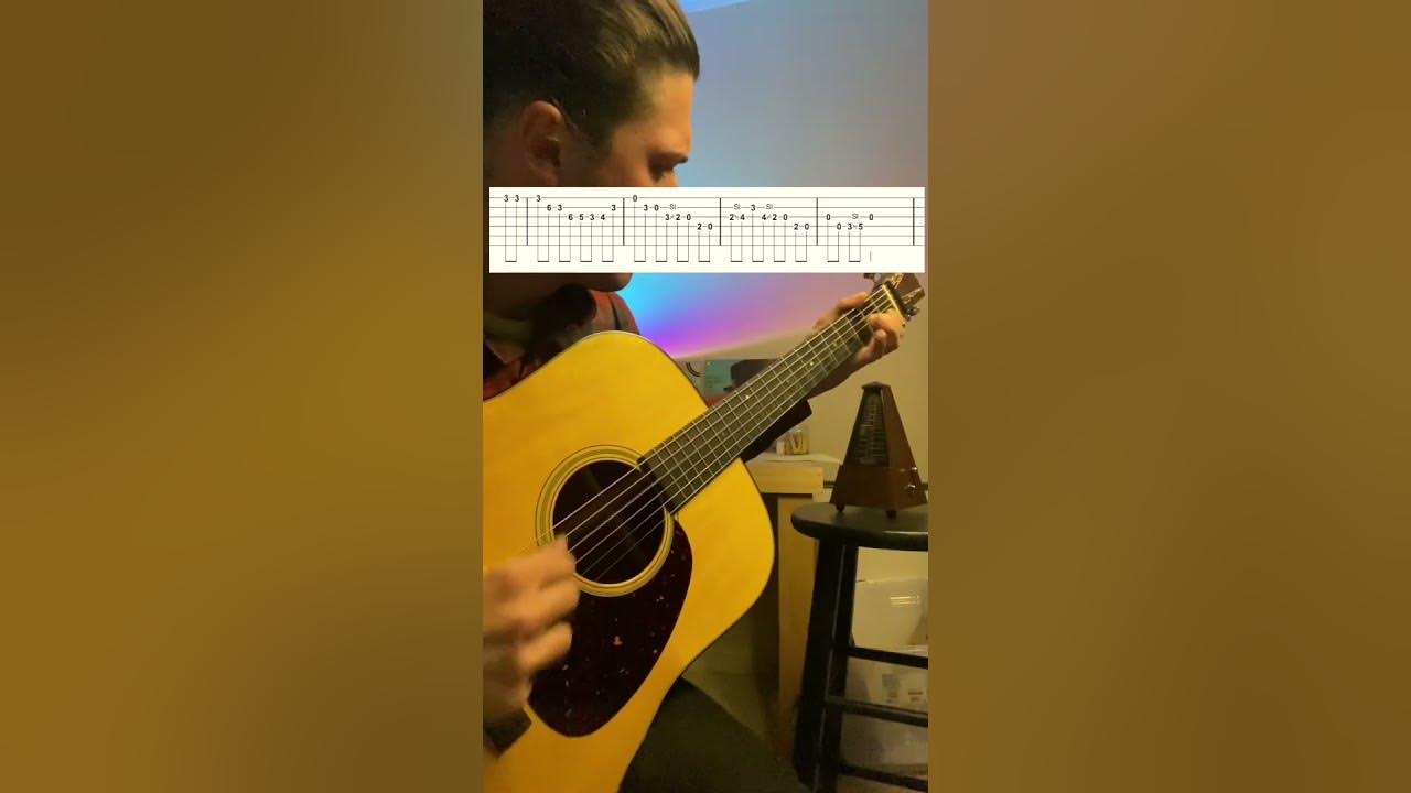 Tony Rice inspired lick with tab.