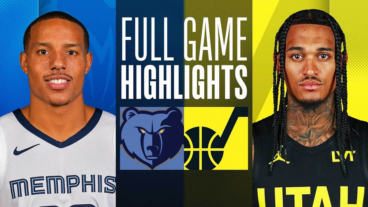 GRIZZLIES at JAZZ | FULL GAME HIGHLIGHTS | November 1, 2023