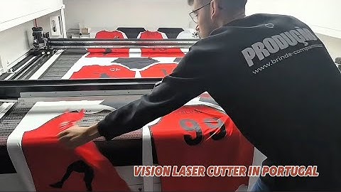 How to Produce Jerseys? See Vision Laser Cutting Sublimation Fabric in Portugal