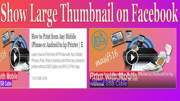 How to Post YouTube video on Facebook with Large Thumbnail | by Using yt2fb..100% Working...