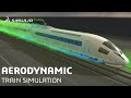 Train aerodynamic simulation  simulia of dassault systmes