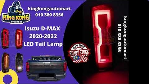 Isuzu DMAX D-MAX 2020 2021 2022 LED Taillamp Taillights Tail lamp Light Lights