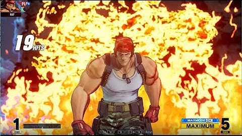 KOF XV RALF 100% COMBO