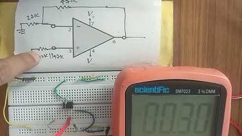 lab of input offset current (OPAMP)