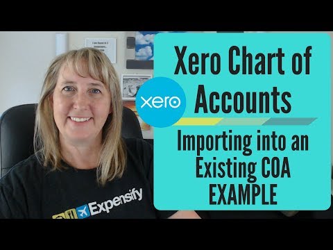 Xero Chart Of Accounts Import