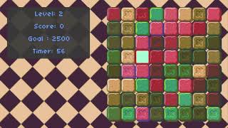 CS50’s Introduction to Game Development - Project 3 - Match 3
