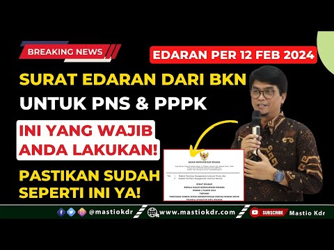 Surat Edaran BKN